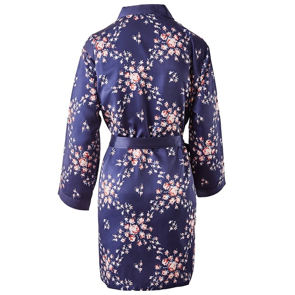 🌸MORGAN LANE Allie Robe In Navy Floral - Various Sizes🌸 - Picture 10 of 11
